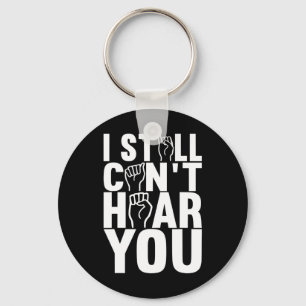 Llavero Concienciación sobre la sordera en el lenguaje del