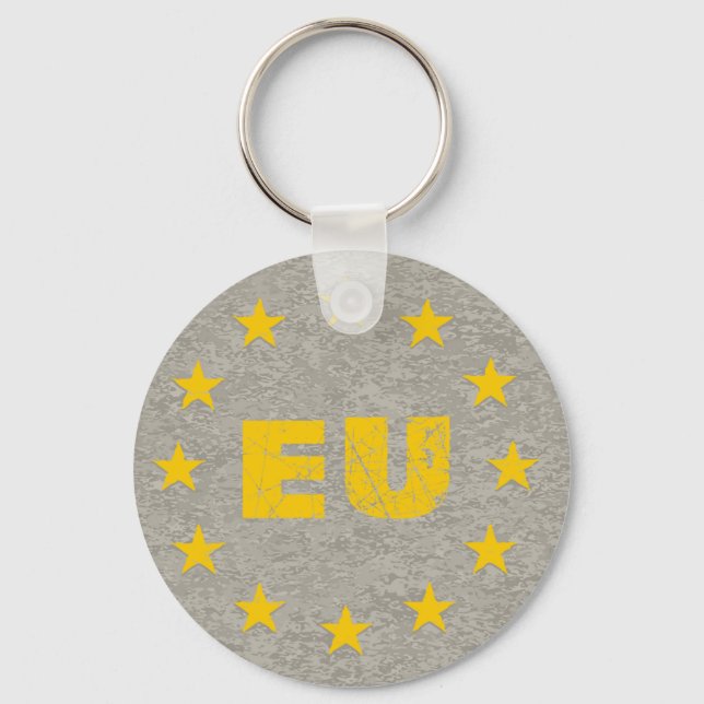 Llavero Concrete EU Flag (Anverso)