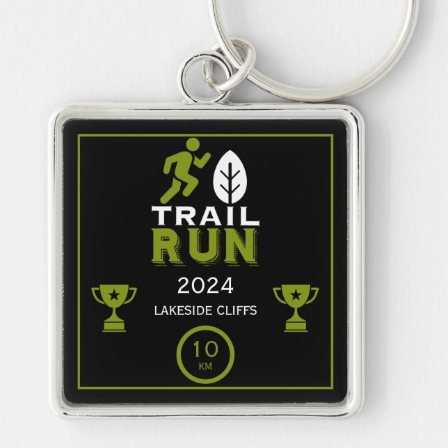 Llavero Concurso de carreras de Trail Runner (Frente)