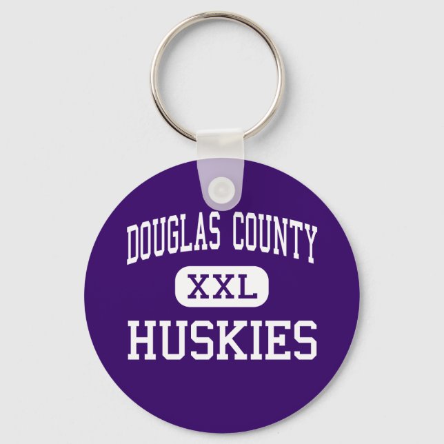 Llavero Condado de Douglas - Huskies - High - Castle Rock (Anverso)