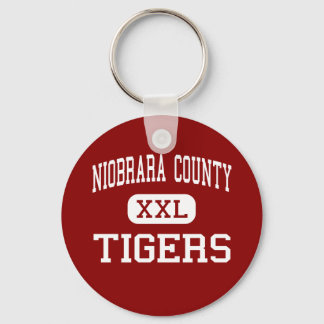 Llavero Condado de Niobrara - Tigres - High - Lusk Wyoming