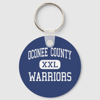 Llavero Condado de Oconee - Guerreros - Alto - Watkinsvill