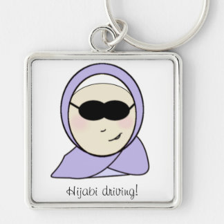 Llavero Conducción de Hijabi - chica musulmán con el hijab