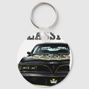 Llavero conduce el clásico-pontiac firebird