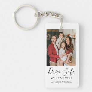 Llavero Conduce Seguro Foto Personalizada Coche