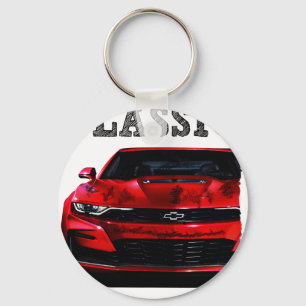 Llavero conducir el Chevrolet Camaro clásico