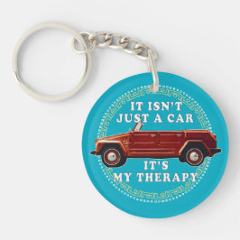 Llavero conducir un coche es terapia