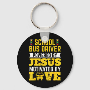 Llavero Conductor de Autobús Escolar Jesús Fe Conductor de