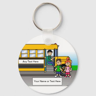 Llavero Conductor de autobús escolar personalizado - Perso