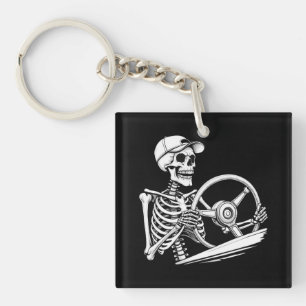 Llavero Conductor de camión Skeleton - Camión grande diver