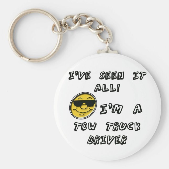 Llavero Conductor de camiones de remolque (Frente)