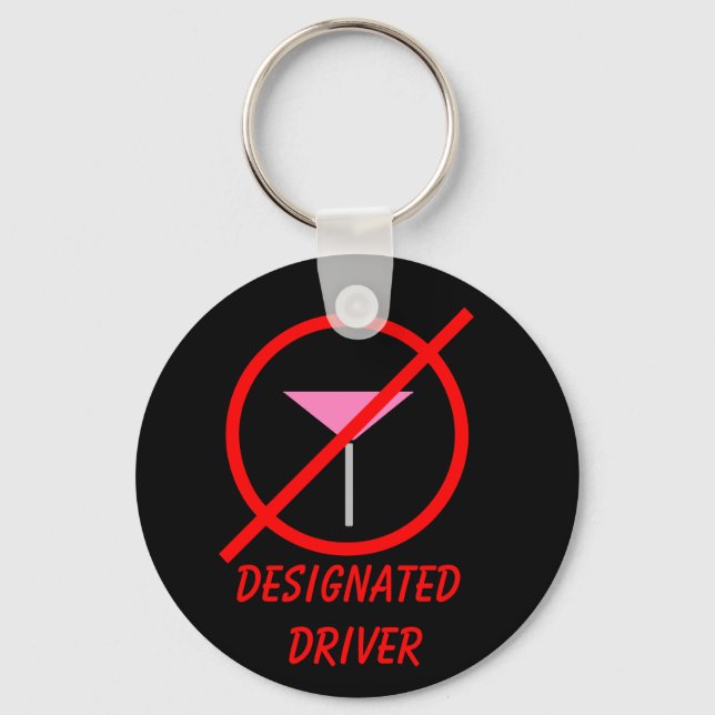 Llavero Conductor designado sin alcohol (Anverso)