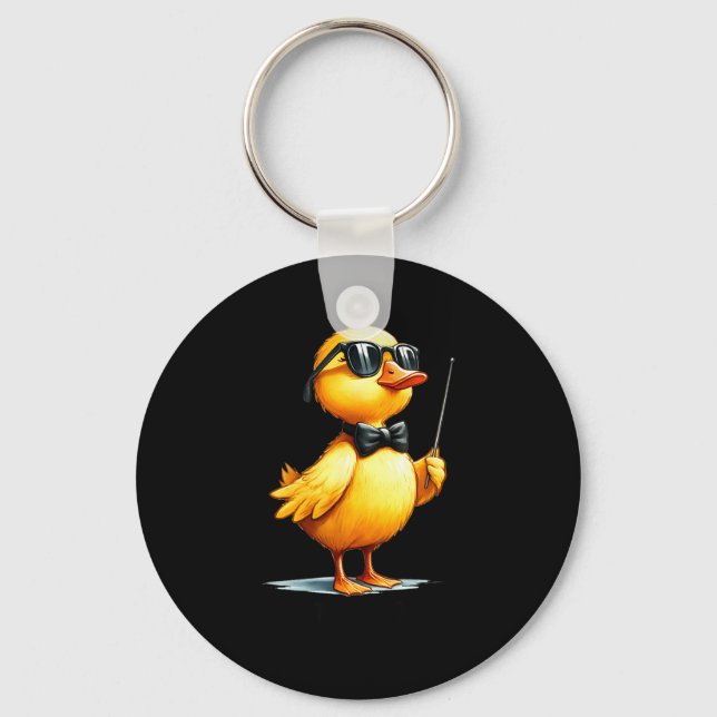 Llavero Conductor, Funny Duck Quote  (Anverso)