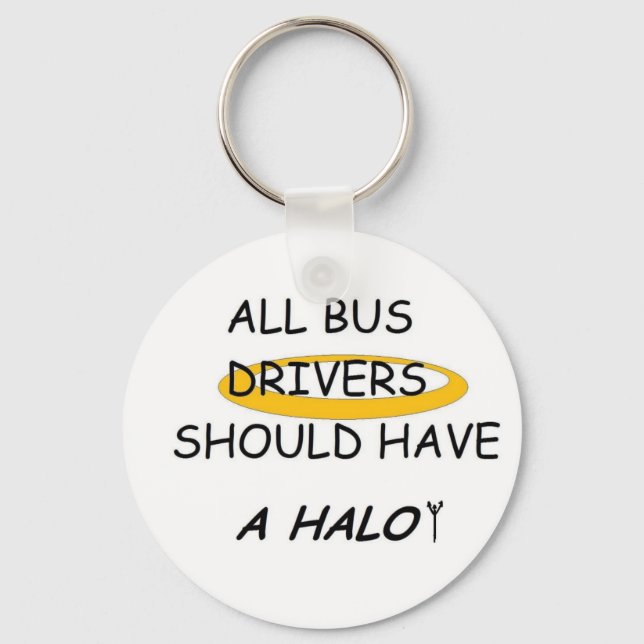 Llavero Conductores De Autobuses Escolares Deberían Tener  (Anverso)