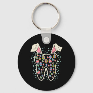 Llavero Conejito de los Dientes de Pascua Divertido Dentis