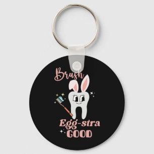 Llavero Conejito de los Dientes Dentista Pascua Dental Inm