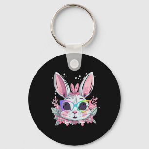 Llavero Conejito Lindo Cara de Conejo Tie Dye Gles Niña Fe