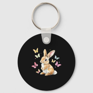 Llavero Conejito lindo de Pascua mariposa Conejito lindo d