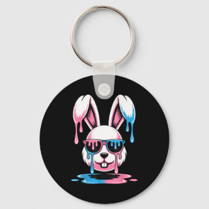 Llavero Conejito lindo día de Pascua divertido conejo hela