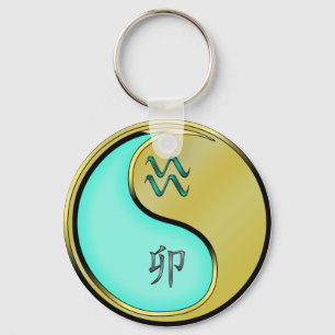 Llavero Conejo acuario y Metalizado