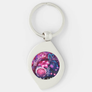Llavero Conejo Caprichoso 'Glamour Bunny' Personalizado
