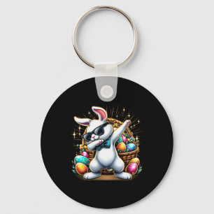 Llavero Conejo Dabbing Caza de Huevos de Pascua Niños 