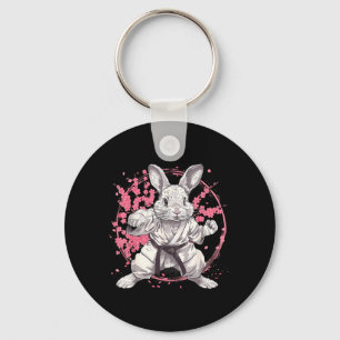 Llavero Conejo de Kickboxing Taekwondo Karate MMA