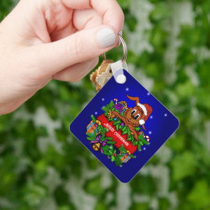 Llavero Conejo de navidades