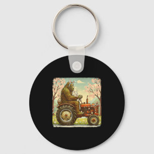 Llavero Conejo de Pascua de bigfoot tractor divertido prim