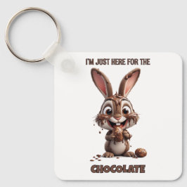 Llavero Conejo de Pascua divertido: diseño de Pascua lindo