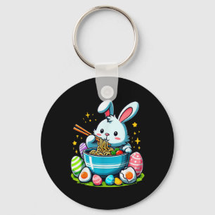 Llavero Conejo de Pascua Ramen Kawaii Fideos Japoneses Muj