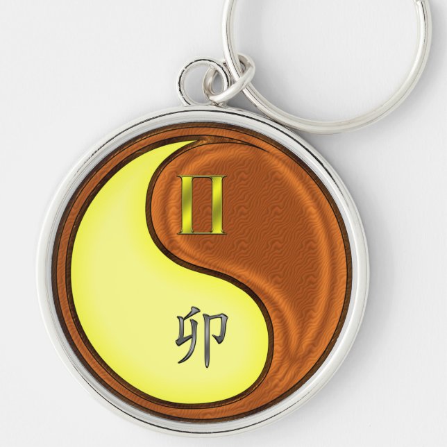 Llavero Conejo Gemini y Wood (Frente)