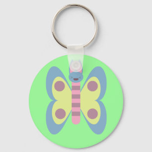 Llavero Conejo Mariposa Híbrido Adorable Kawaii Bunnerfly