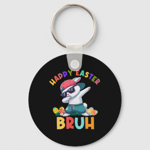 Llavero Conejo Retro Feliz Pascua Bruh Dabbing Niños Chico
