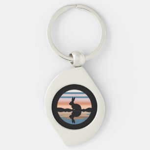 Llavero Conejo Retro Sunset