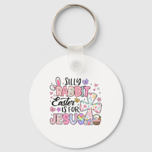 Llavero Conejo tonto la Pascua es para Jesús Conejito lind