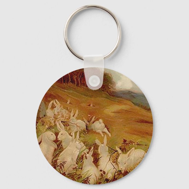 Llavero Conejos de cosecha (Anverso)