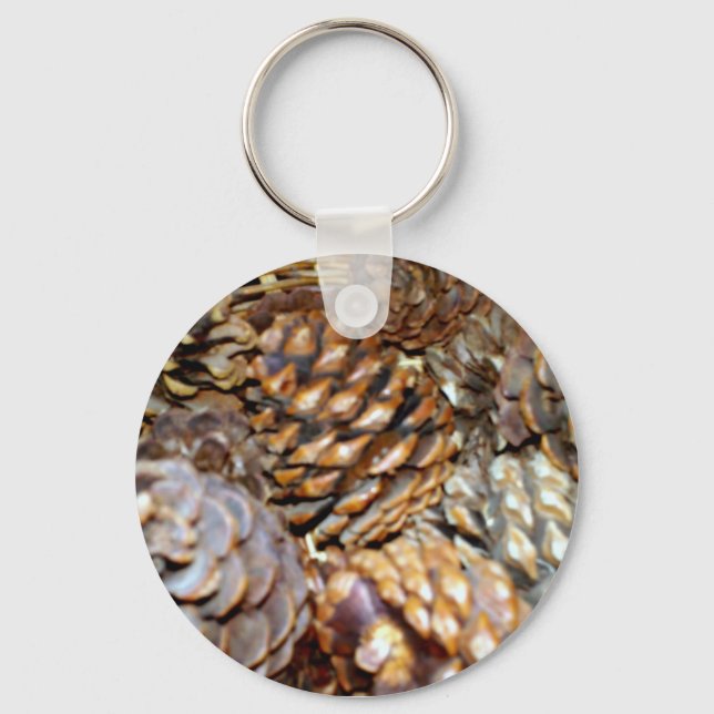 Llavero Cones de pino,Keychain (Anverso)
