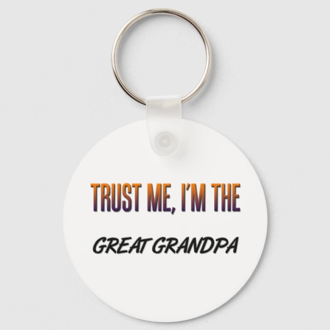 Llavero Confía en mi gran abuelo (Anverso)