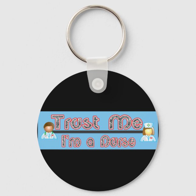 Llavero Confía en mí, soy enfermera (Anverso)