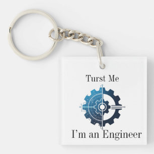 Llavero Confía en mí, soy ingeniero – Collar de ingeniería