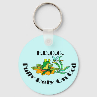 Llavero Confiar plenamente en Dios Keychain