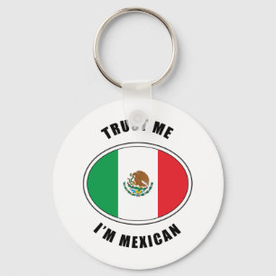 Llavero Confíe en que yo es mexicano