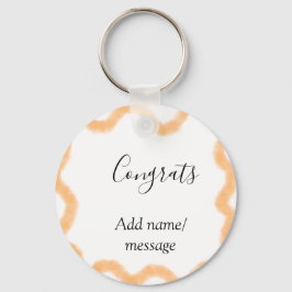 Llavero Congrats orange spiral Spanish border boho retro n