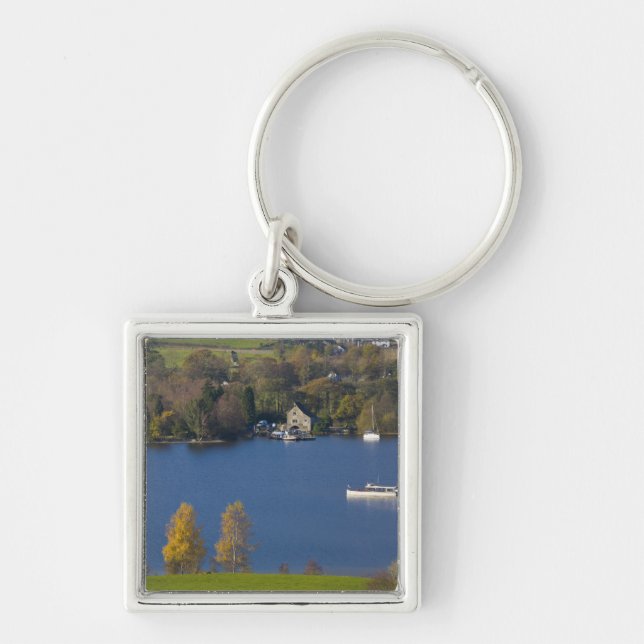 Llavero Coniston Water, Distrito de los Lagos, Cumbria, In (Frente)