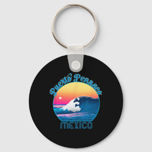 Llavero Conjunto de Recuerdo de Puerto Penasco - Retro Pue