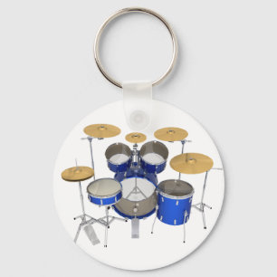 Llavero Conjunto de tambores azul: