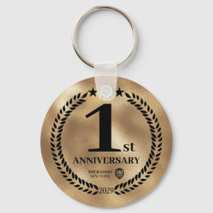 Llavero Conmemoración del logotipo comercial del primer an