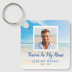 Llavero Conmemoración del tema de la playa Keepsake Keycha