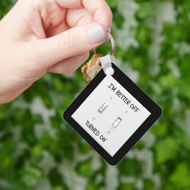 Llavero Conmutador de luz divertida activado en la cadena  (Mano)